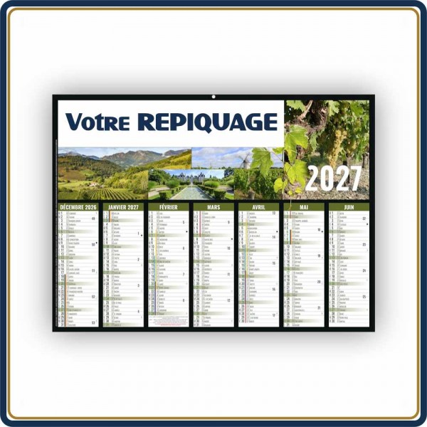 BANCAIRE AYMERIC MEDIUM RIGIDE - 2027 | Le Calendrier Pub