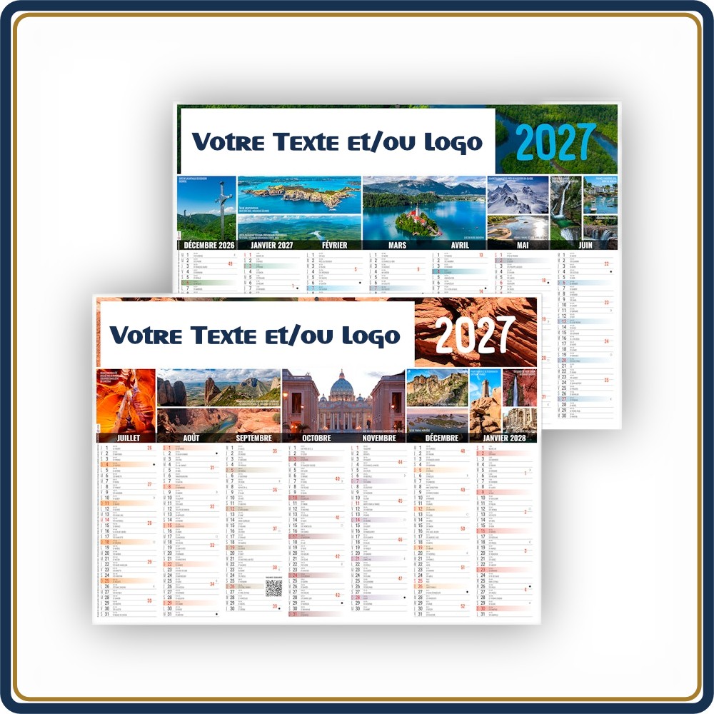BANCAIRE BARNABÉ MICRO SOUPLE - 2027 | Le Calendrier Pub
