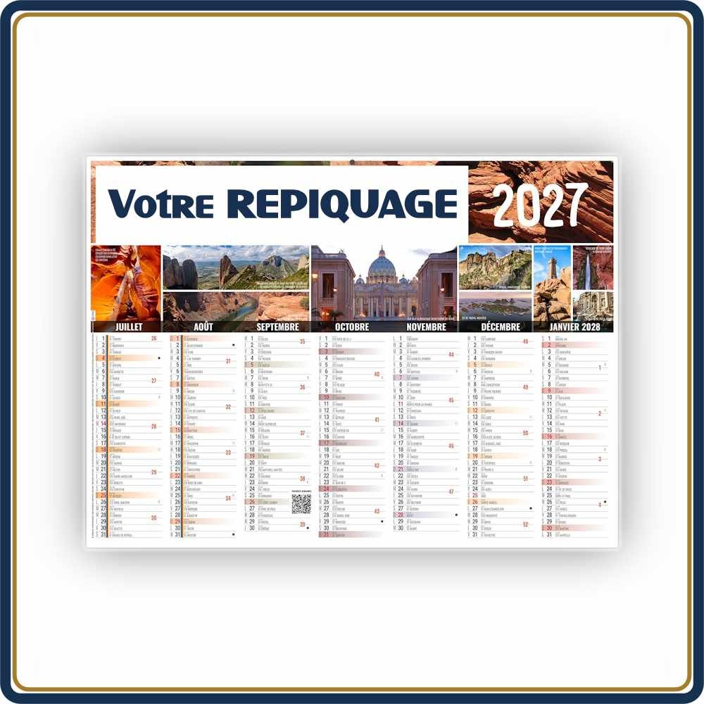 BANCAIRE BARNABÉ MICRO SOUPLE - 2027 | Le Calendrier Pub