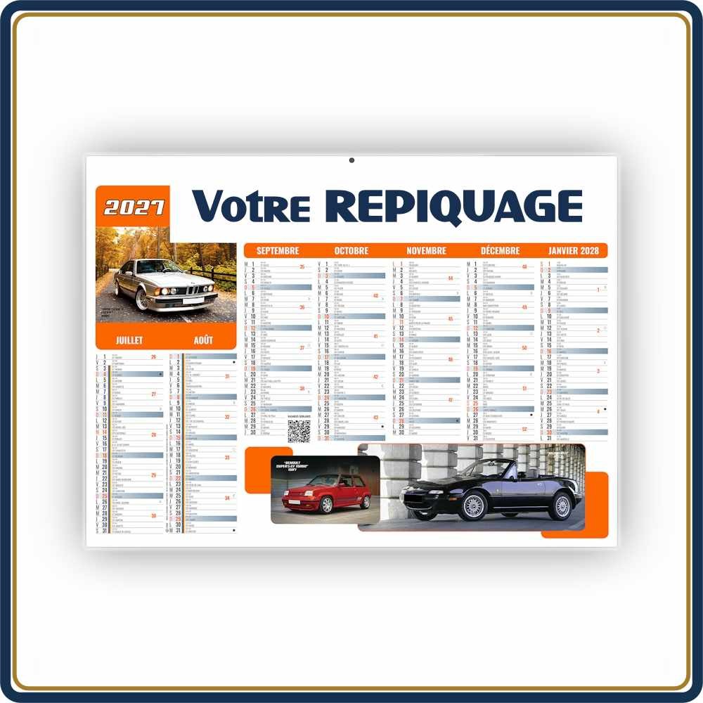 BANCAIRE BOLIDES STANDARD RIGIDE - 2027 | Le Calendrier Pub