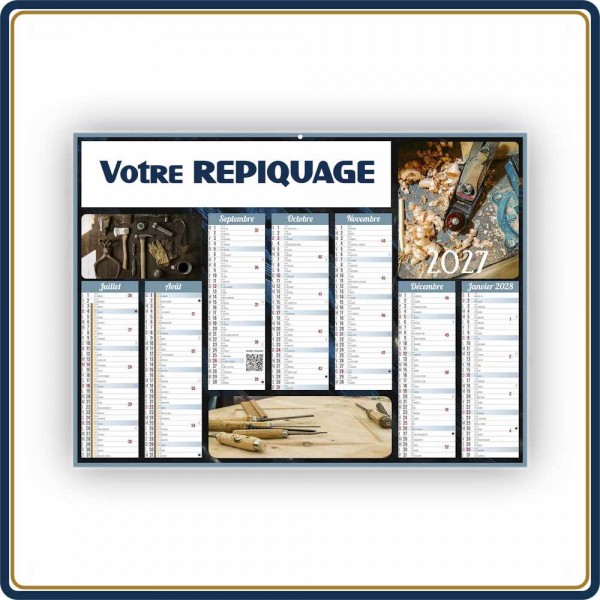 BANCAIRE ARTISANAL MEDIUM SOUPLE - 2027 | Le Calendrier Pub