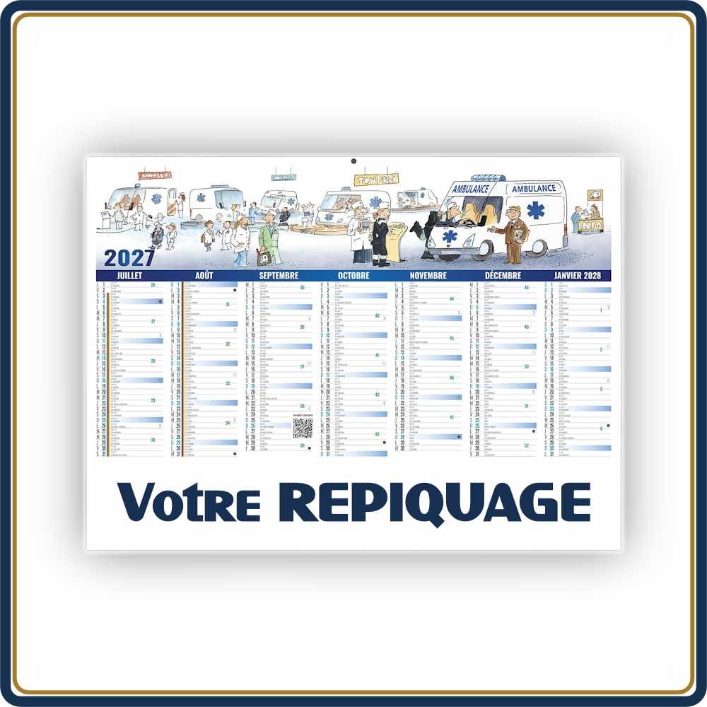 BANCAIRE TOUTE URGENCE MICRO SOUPLE - 2027 | Le Calendrier Pub