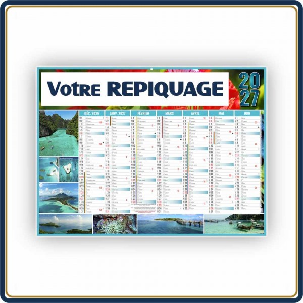 BANCAIRE EXOTIC MICRO SOUPLE - 2027 | Le Calendrier Pub