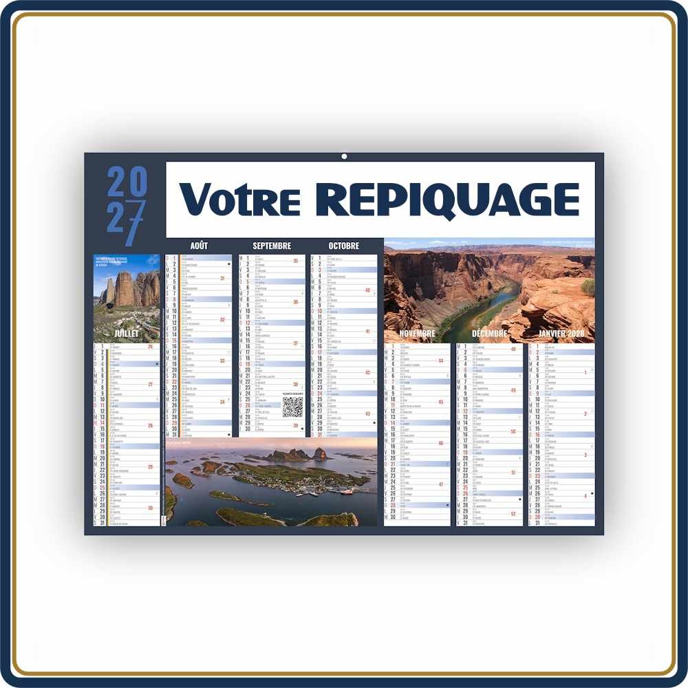 BANCAIRE EXPÉDITIONS MINI SOUPLE - 2027 | Le Calendrier Pub