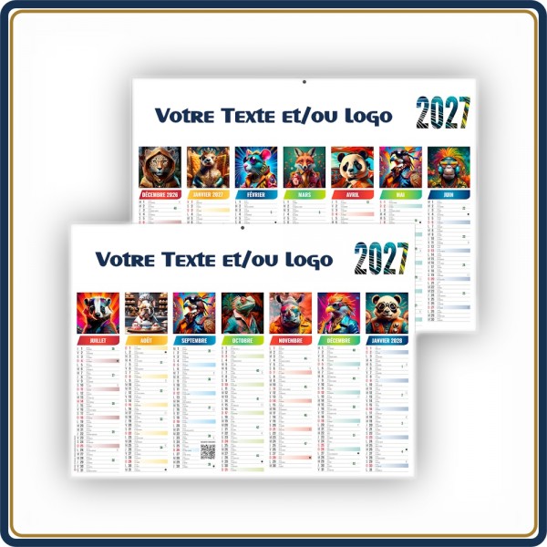 BANCAIRE FLORIAN MICRO SOUPLE - 2027 | Le Calendrier Pub