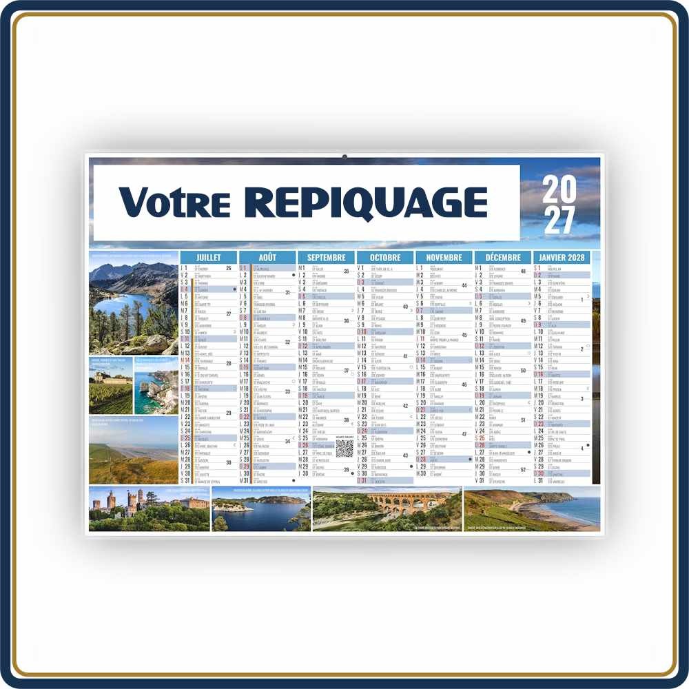 BANCAIRE JULIEN MICRO SOUPLE - 2027 | Le Calendrier Pub
