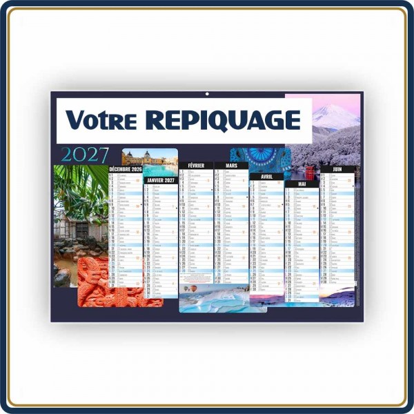 BANCAIRE NATURE MINI RIGIDE - 2027 | Le Calendrier Pub