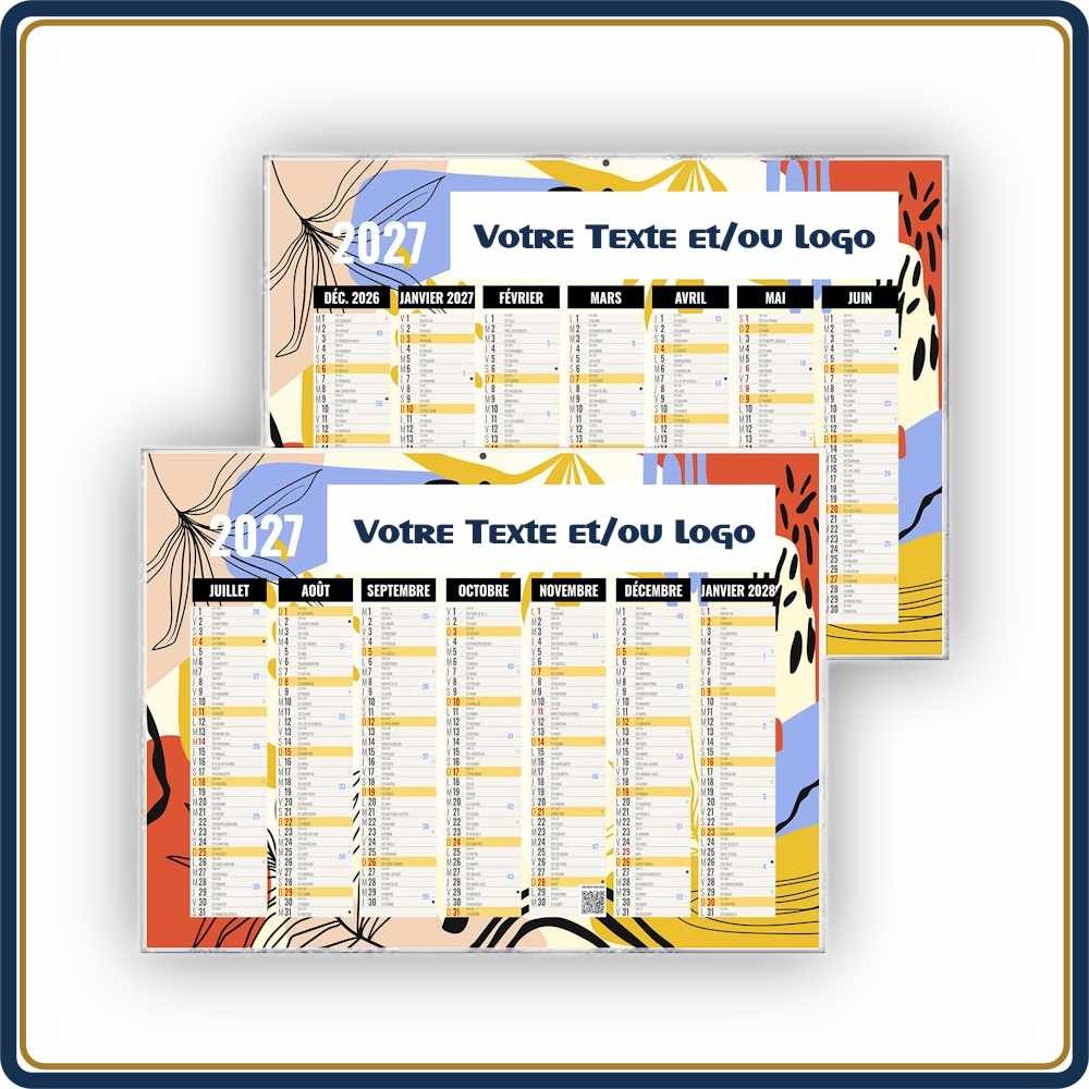 BANCAIRE NATUREL MEDIUM SOUPLE - 2027 | Le Calendrier Pub