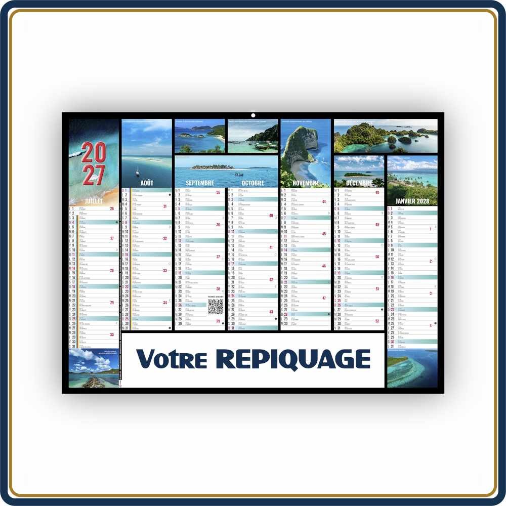 BANCAIRE JEANNE MEDIUM RIGIDE - 2027 | Le Calendrier Pub