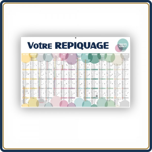 BANCAIRE BULLES MAXI SOUPLE - 2027 | Le Calendrier Pub