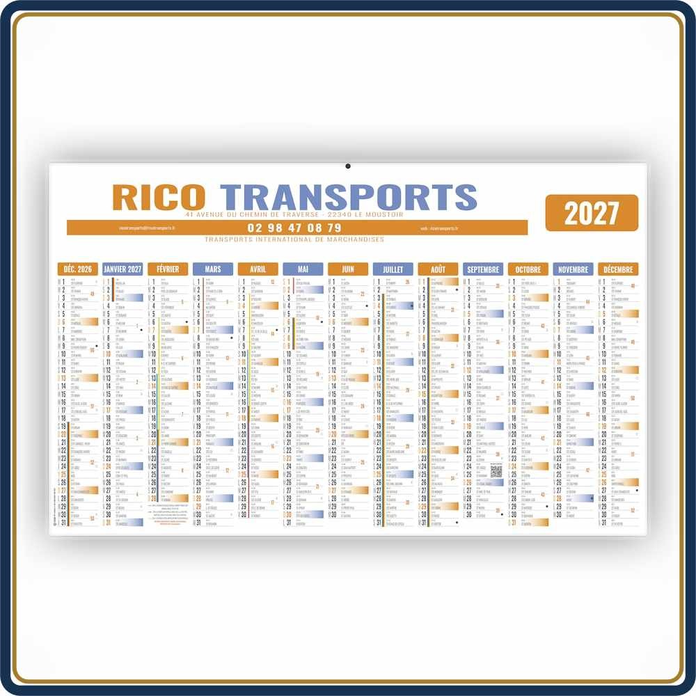 BANCAIRE ECOMAX MAXI RIGIDE - 2027 | Le Calendrier Pub