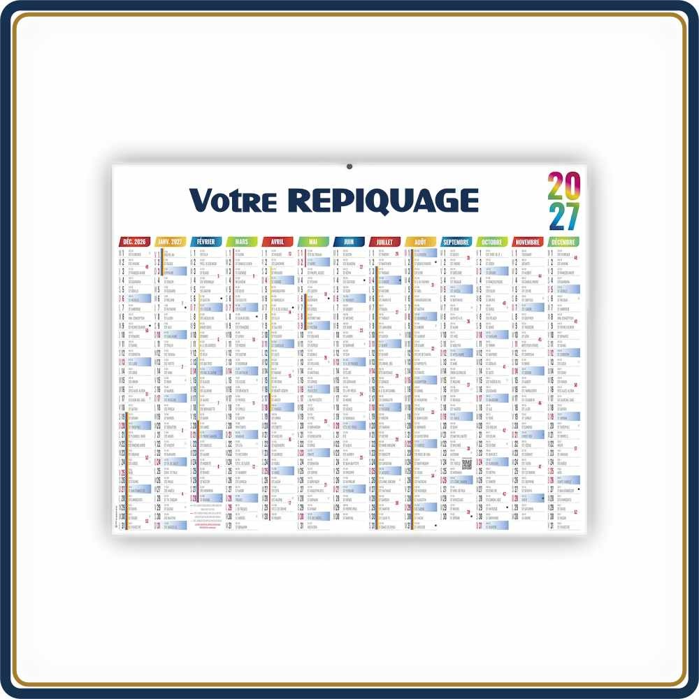 BANCAIRE MAXIMILIEN MEDIUM RIGIDE - 2027 | Le Calendrier Pub