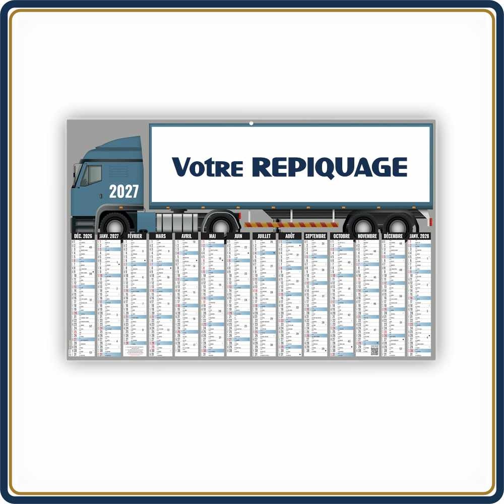 BANCAIRE CAMION MAXI SOUPLE - 2027 | Le Calendrier Pub