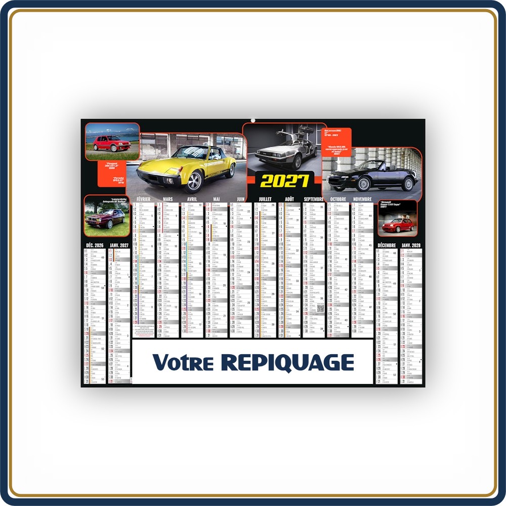 BANCAIRE JACKY MEDIUM RIGIDE - 2027 | Le Calendrier Pub