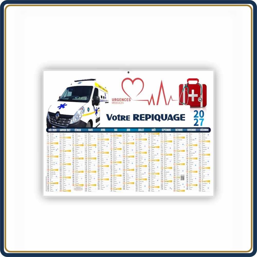 BANCAIRE URGENCE MEDIUM RIGIDE - 2027 | Le Calendrier Pub