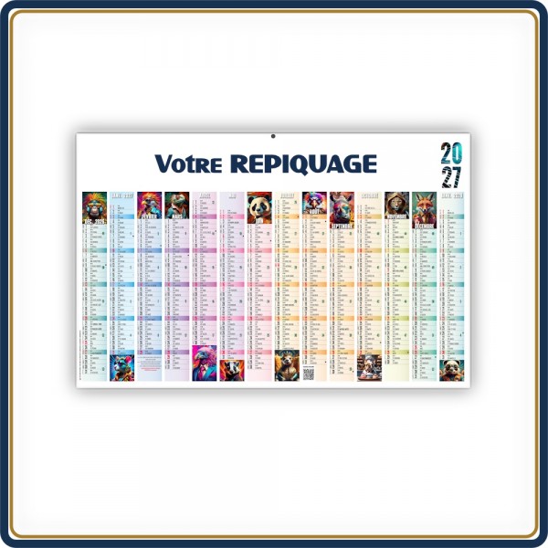 BANCAIRE PICTURES MAXI SOUPLE - 2027 | Le Calendrier Pub