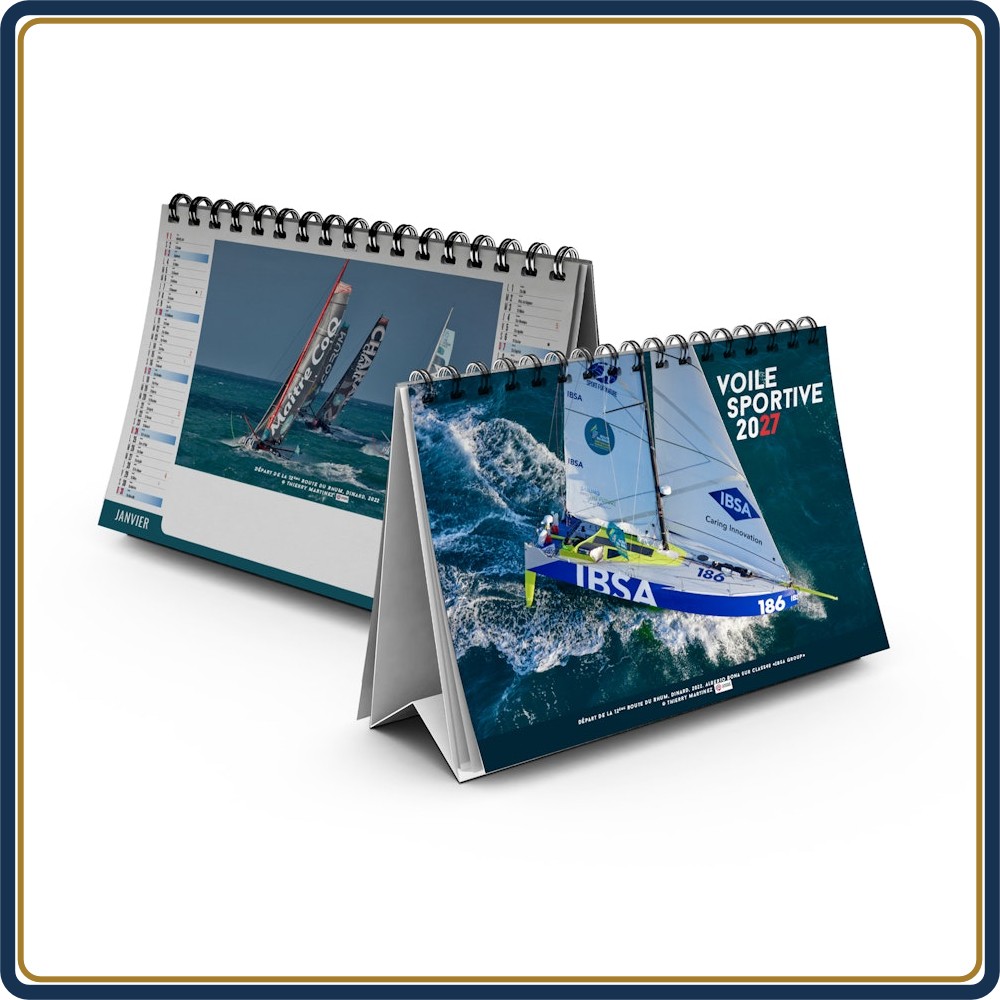 CHEVALET NAUTIQUE 7 FEUILLETS - 2027 | Le Calendrier Pub