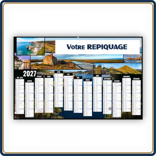 BANCAIRE TOUR DE FRANCE MAXI RIGIDE - 2027 | Le Calendrier Pub