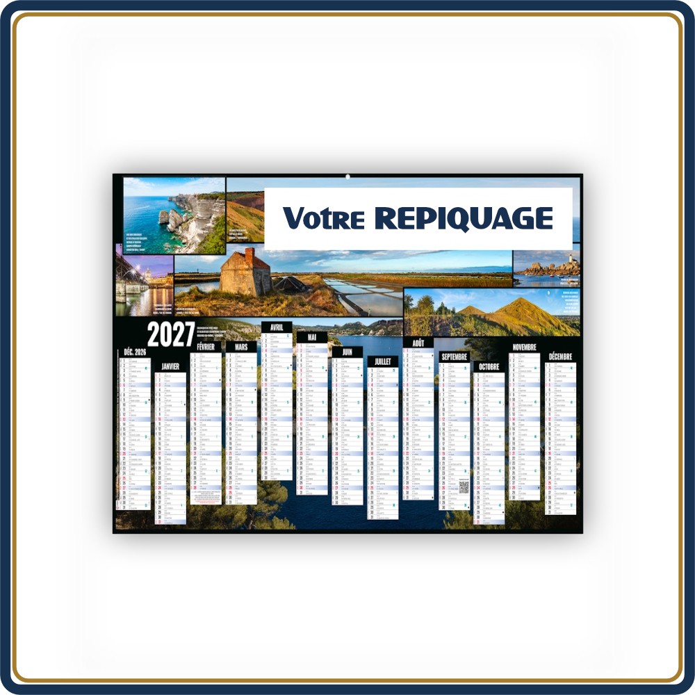 BANCAIRE TOUR DE FRANCE MEDIUM RIGIDE - 2027 | Le Calendrier Pub
