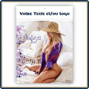 Le Calendrier Pub|Bloc agrafé Charme