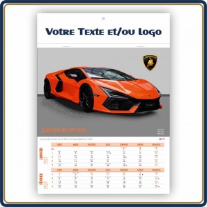 Le Calendrier Pub|Thème Automobile 2