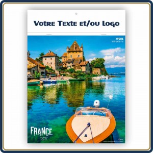 Le Calendrier Pub|Calendrier agrafé bloc illustré