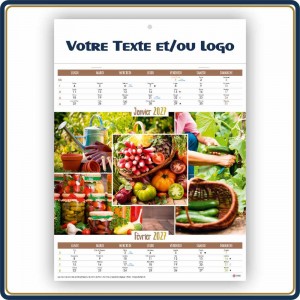 Le Calendrier Pub|Calendrier agrafé bloc illustré 2