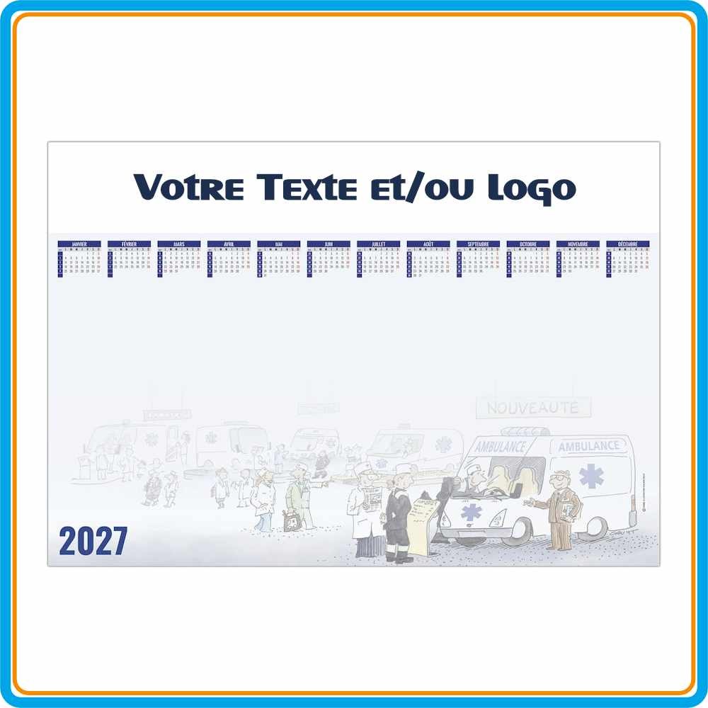 BLOC SOUS-MAIN L'AMBULANCIER - 2027 | Le Calendrier Pub