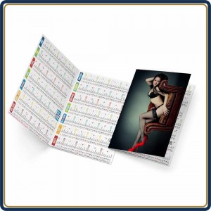Le Calendrier Pub|Poches / Voeux Charme