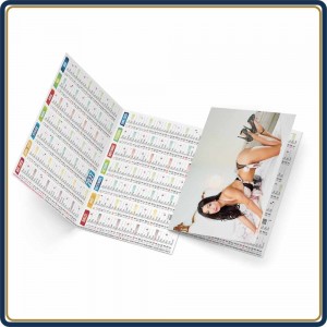 Le Calendrier Pub|Poches / Voeux Charme 2