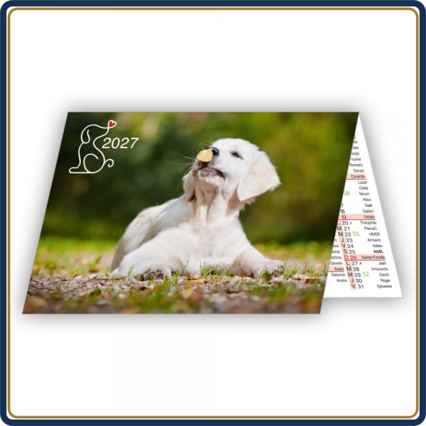 CALENDRIER DE POCHE TOUTOUS - 2027 | Le Calendrier Pub