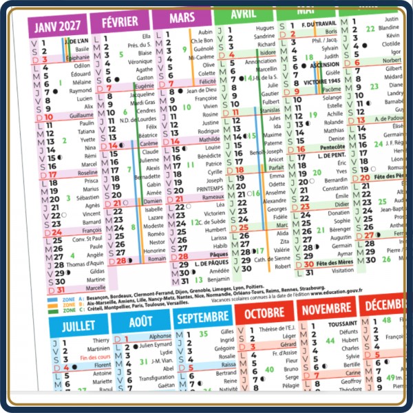 CALENDRIER DE POCHE TOUTOUS - 2027 | Le Calendrier Pub