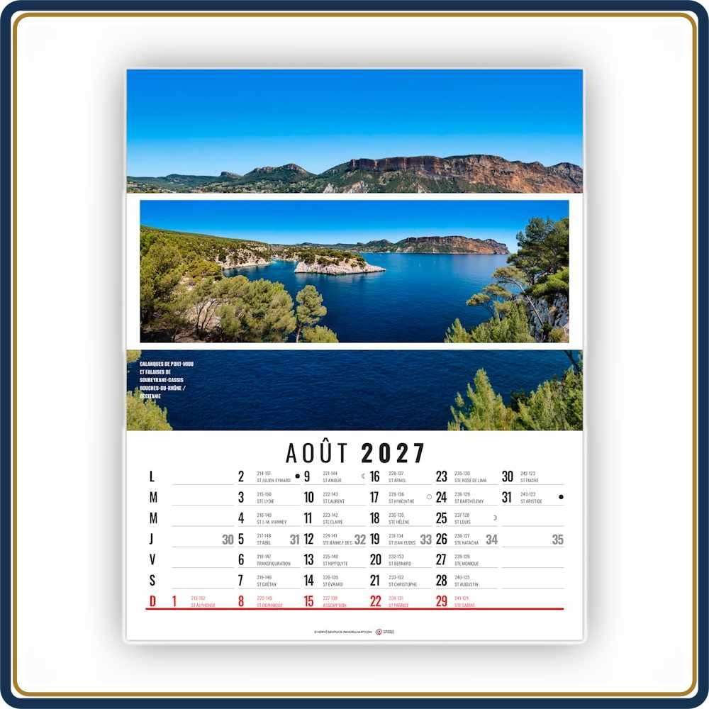 BLOC ILLUSTRÉ AGRAFÉ CÉLINE 12 FEUILLETS - 2027 | Le Calendrier Pub