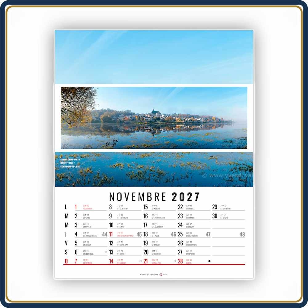 BLOC ILLUSTRÉ AGRAFÉ CÉLINE 12 FEUILLETS - 2027 | Le Calendrier Pub