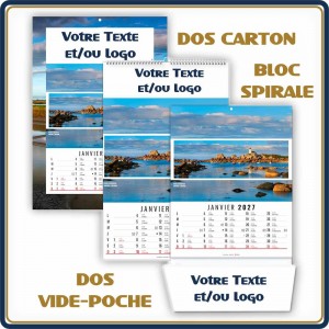 Le Calendrier Pub|Bloc Spirale