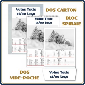 Le Calendrier Pub|Bloc Spirale