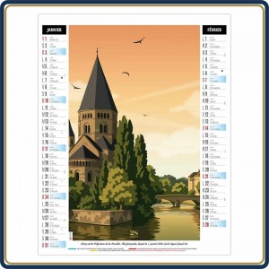 Le Calendrier Pub|Bloc Spirale 2