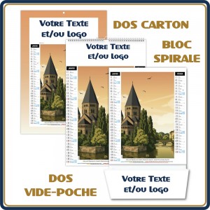 Le Calendrier Pub|Bloc Spirale