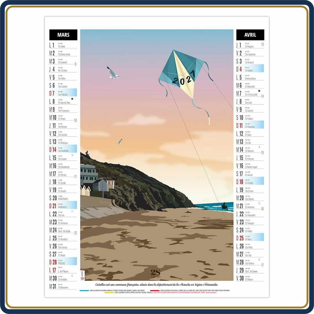 BLOC SPIRALE DIANE 6 FEUILLETS - 2027 | Le Calendrier Pub