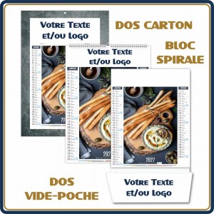 Le Calendrier Pub|Bloc Spirale