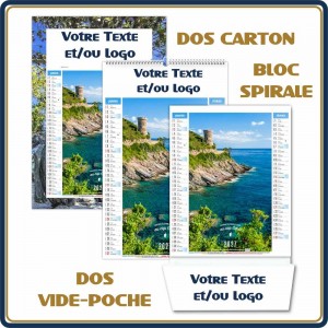 Le Calendrier Pub|Bloc Spirale