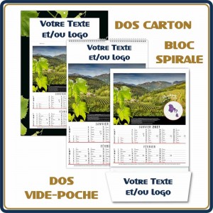 Le Calendrier Pub|Bloc Spirale