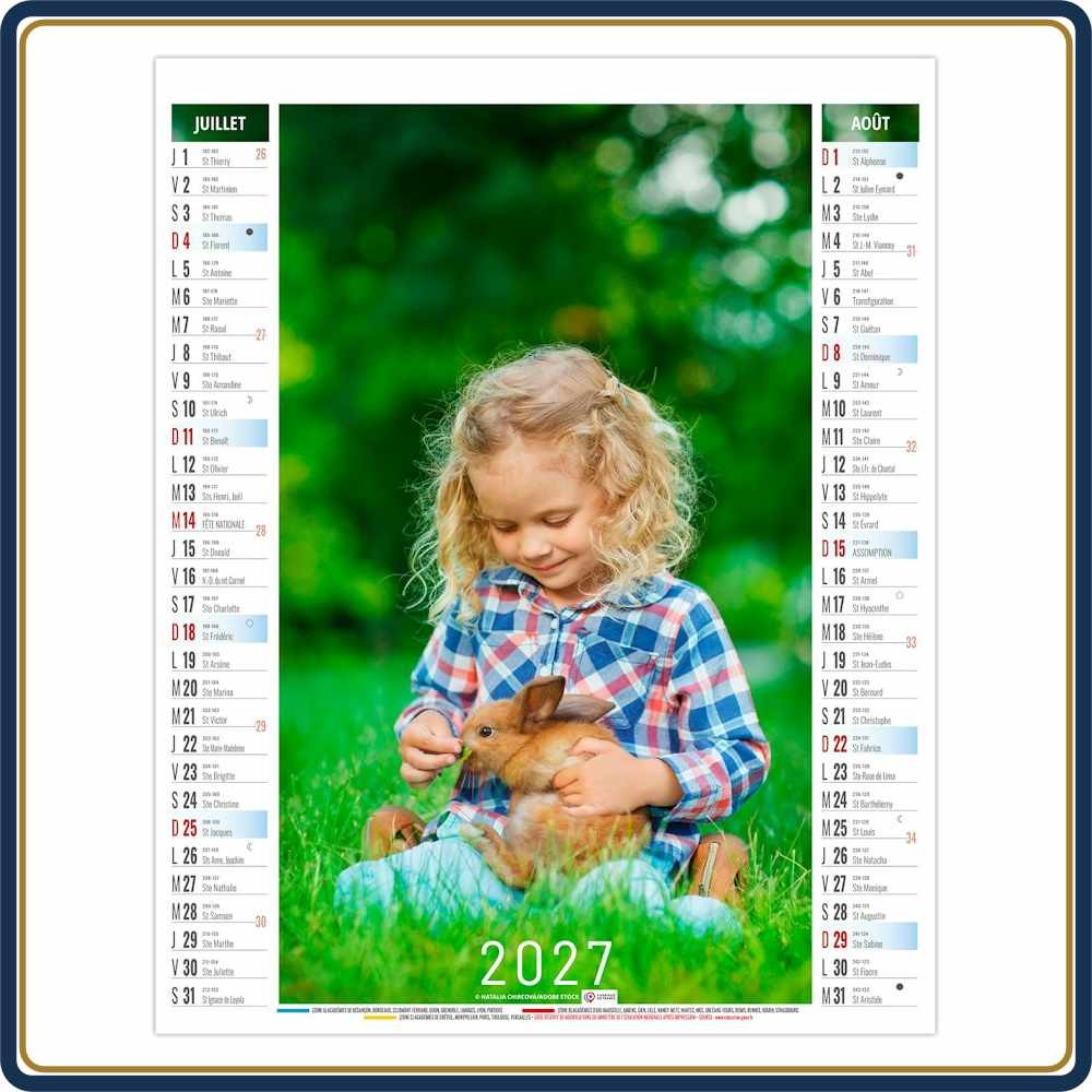 BLOC SPIRALE MATTÉO 6 FEUILLETS - 2027 | Le Calendrier Pub