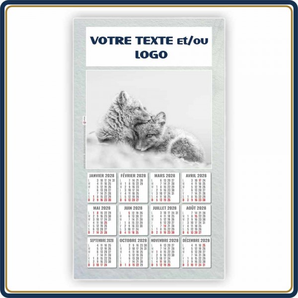 JULIETTA BLOC MENSUEL ÉPHÉMÉRIDE 1 VUE - 2027 | Le Calendrier Pub
