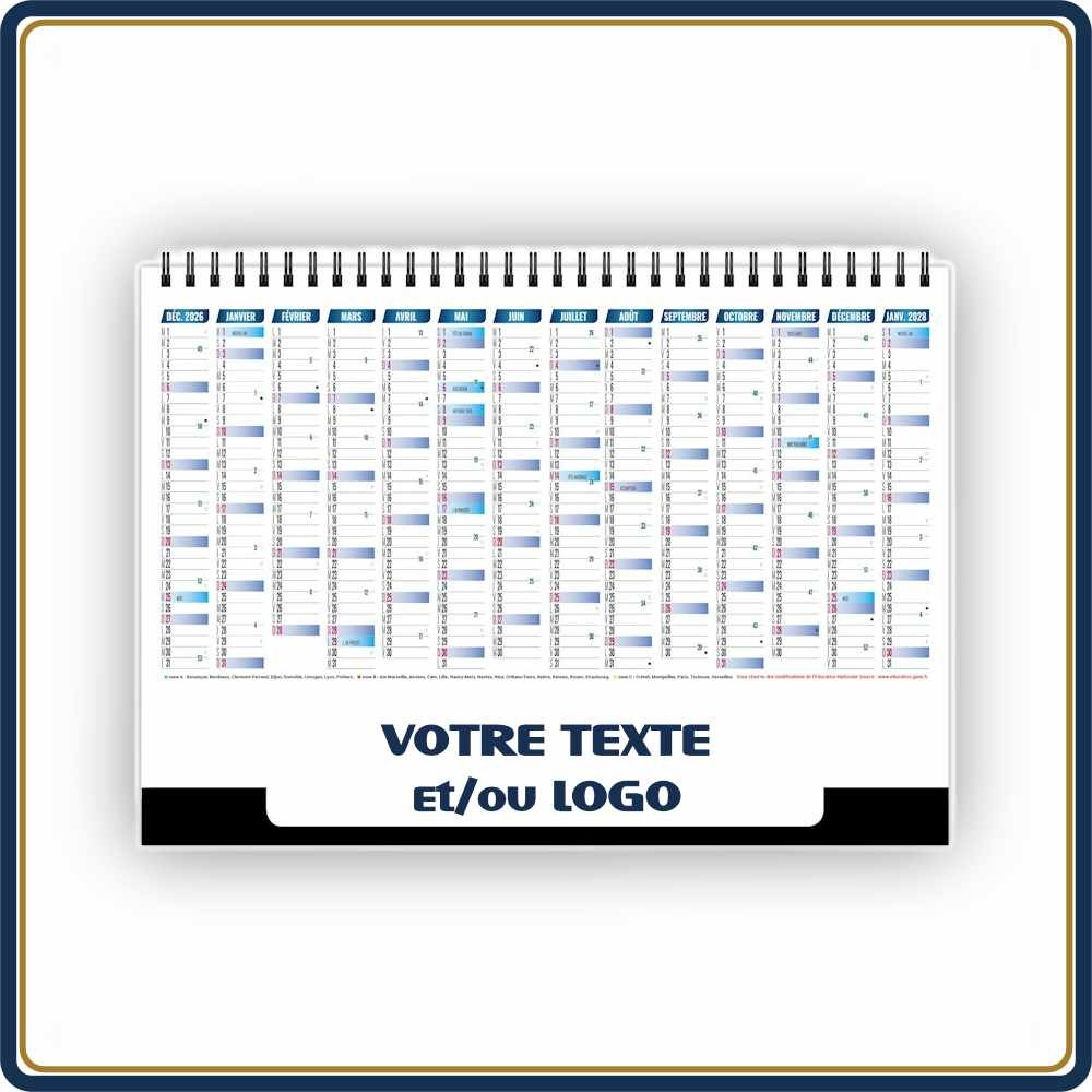 CHEVALET VENDANGES 7 FEUILLETS - 2027 | Le Calendrier Pub