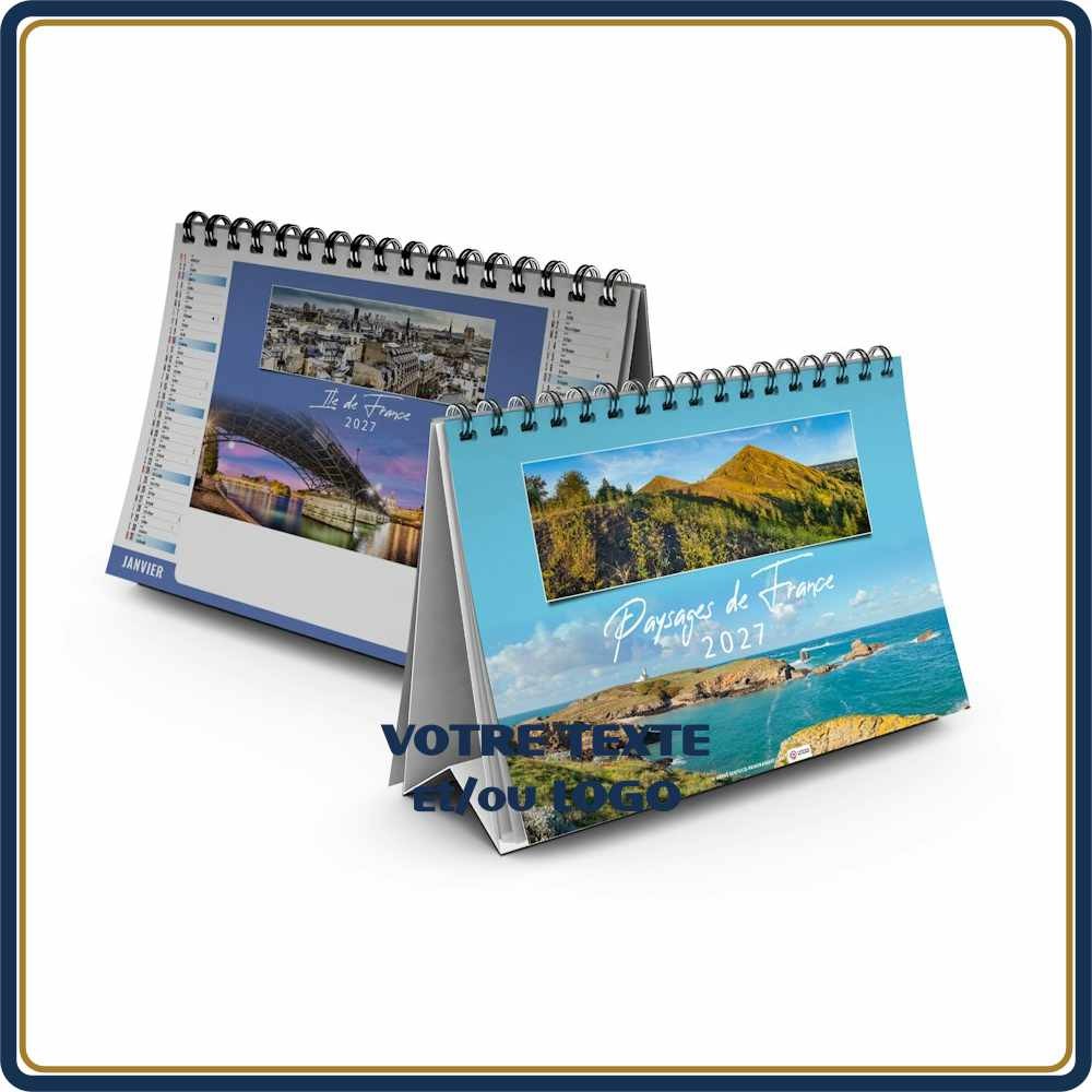 CHEVALET PAYSAGES DE FRANCE 7 FEUILLETS - 2027 | Le Calendrier Pub