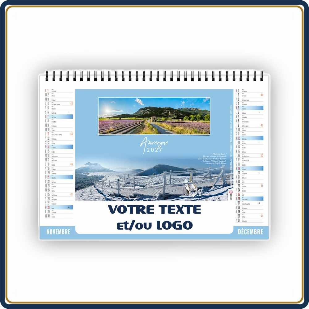 CHEVALET PAYSAGES DE FRANCE 7 FEUILLETS - 2027 | Le Calendrier Pub