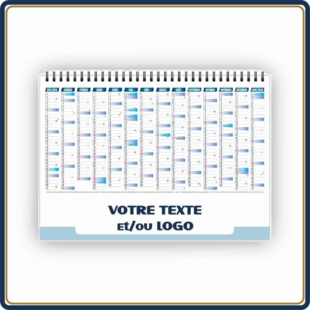 CHEVALET PAYSAGES DE FRANCE 7 FEUILLETS - 2027 | Le Calendrier Pub