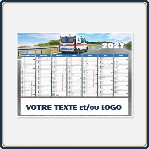 Le Calendrier Pub|Calendrier bancaire RIGIDE