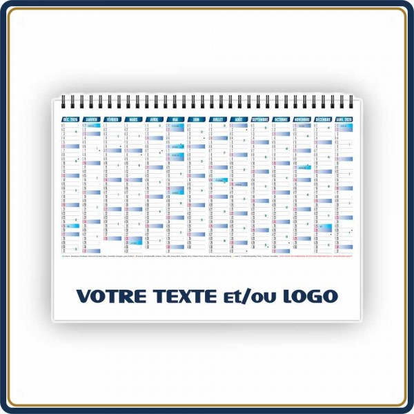 CHEVALET LINGERIE 13 FEUILLETS - 2027 | Le Calendrier Pub